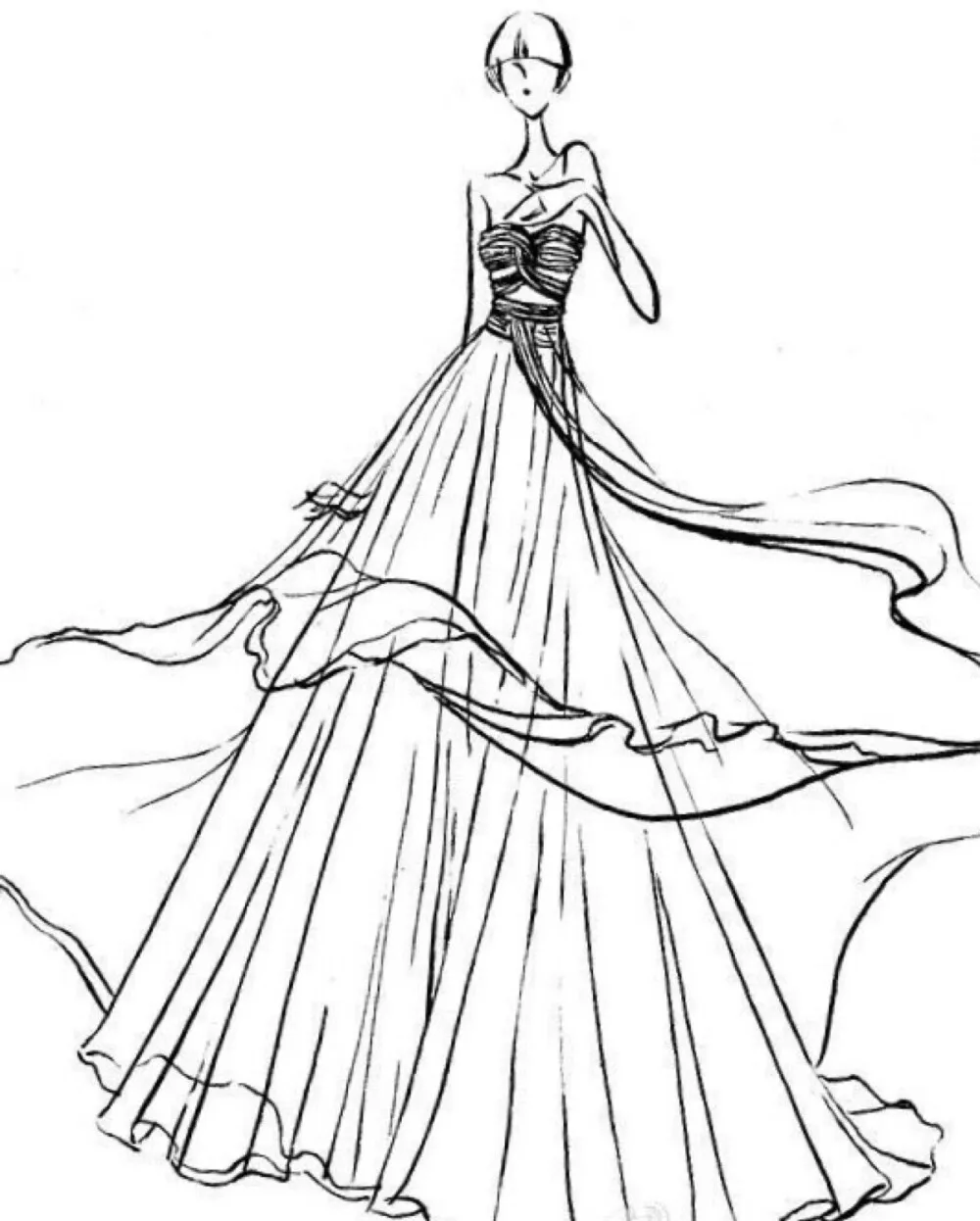 Personalize Seu Noiva Desenho de Vestido de Noiva com Qualidade e Estilo Exclusivo no AliExpress