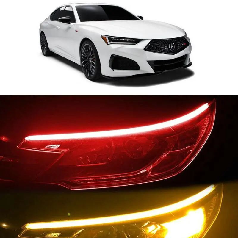 

30cm 45cm 60cm Startup Scan Flow turn signal Light For Acura ILX MDX NSX RDX RLX TLX integra legend rsx slx TL tsx zdx