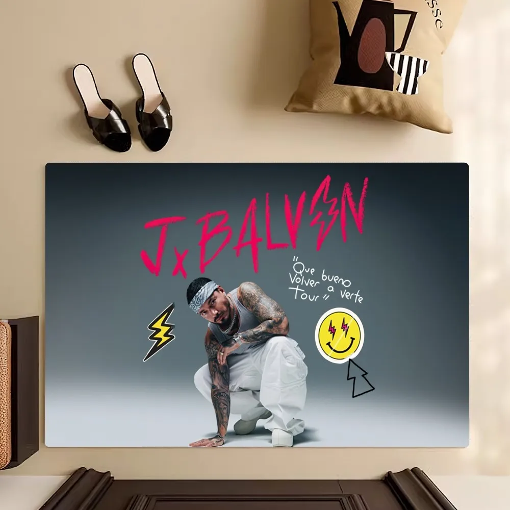 Colombia Singer J B-Balvin Jose Floor Mat Bedroom Kitchen Door Bath House Super Absorbent Foot Non-slip