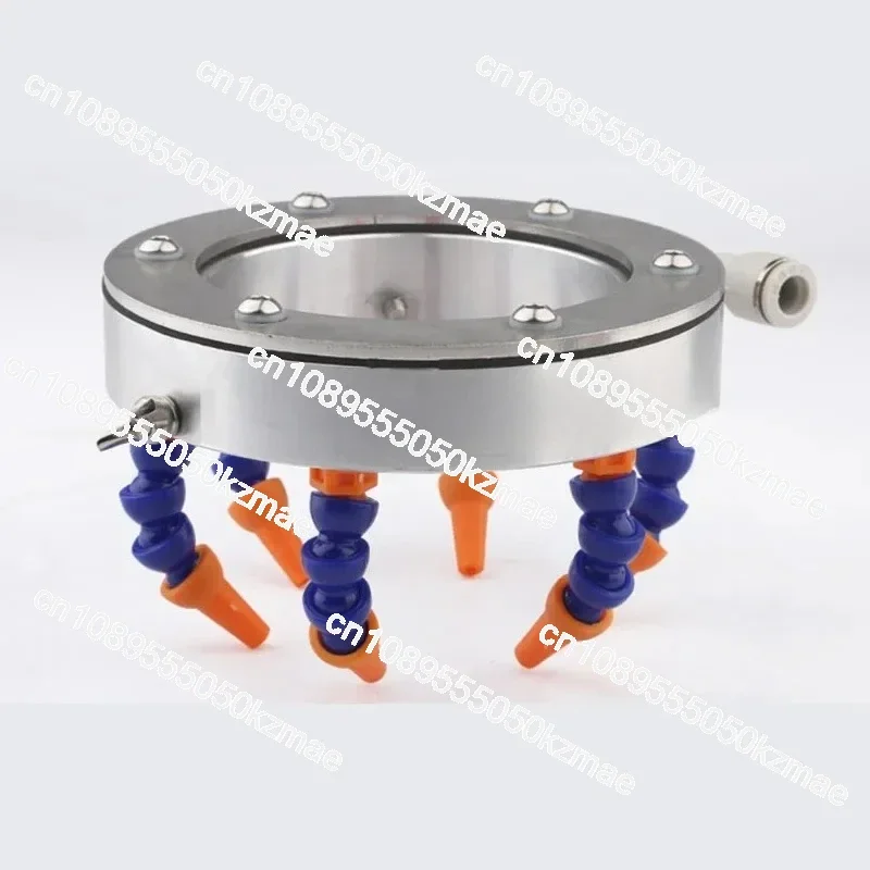 Coolant Spray Ring 62-150mm ID, PVC Water Oil Cooling Pipe Nozzle for CNC Router Spindle Motor, Liquid Coolant Jet Ring
