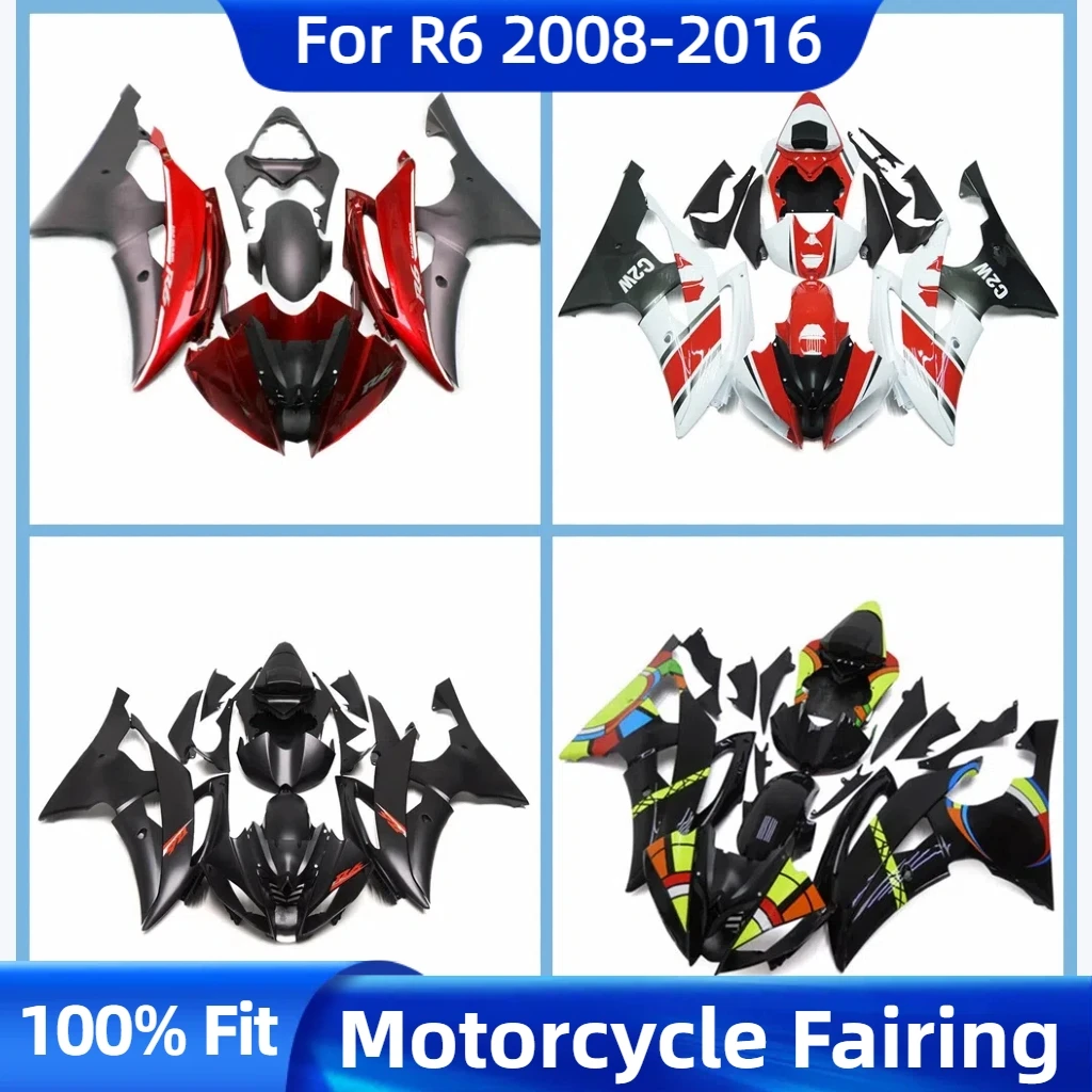 

Новый комплект обтекателей из АБС-пластика, подходит для YAMAHA R6 08 09 10 11 12 13 14 15 16 2008 2009 2010 2011 2012 2013 2014 2015 2016