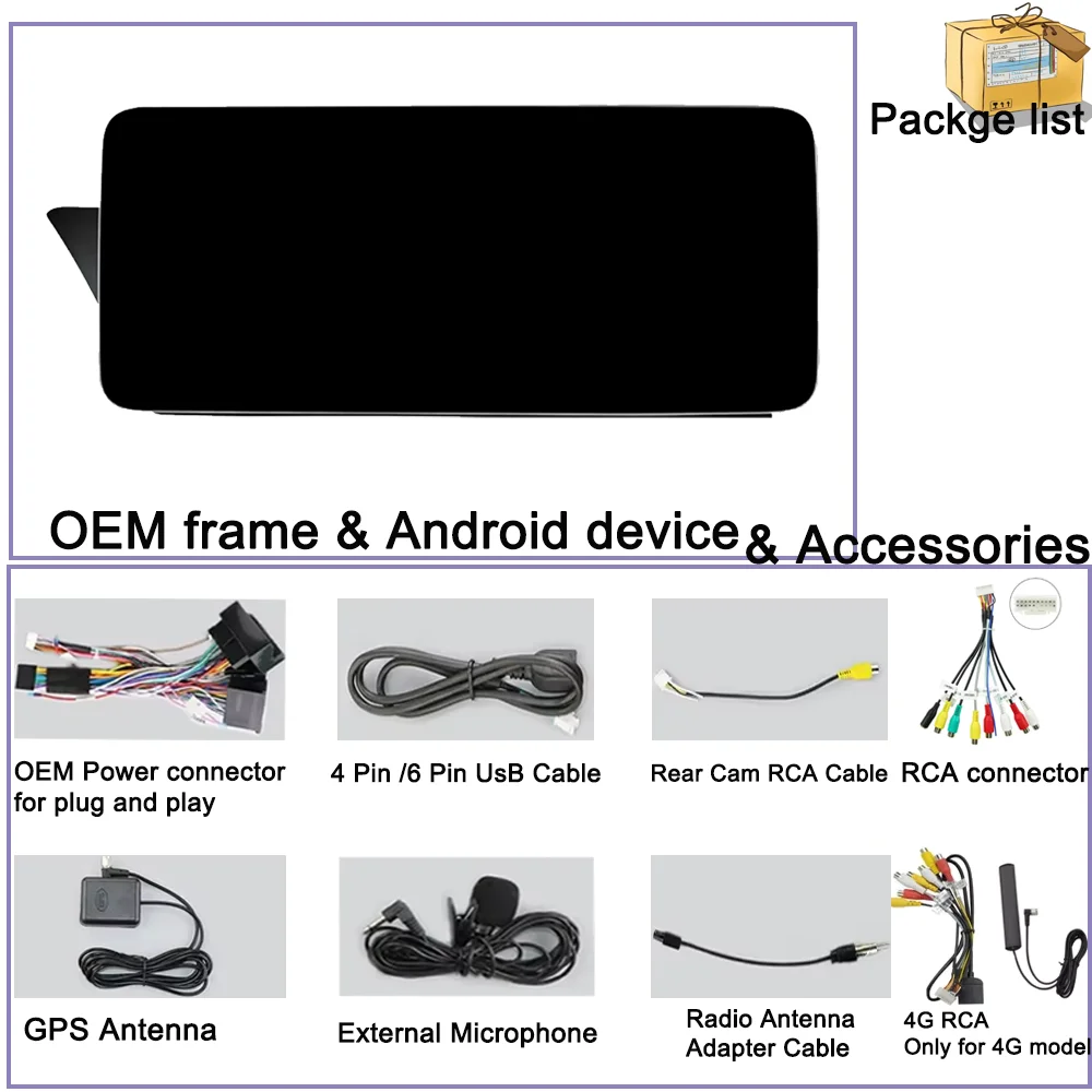 Carplay Player Android 14 Car For Audi A4 A5 S4 S5 A4L B8 2008 - 2017 Multimedia Radio Stereo Auto BT Navigation 4G WIFI Video view 2