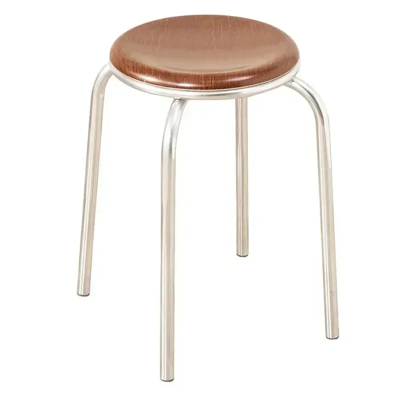 

Interior Round Dining Stools Bench High Living Room Dressing Stools Kitchen Cheap Cadeiras Decorativas De Sala Home Furniture