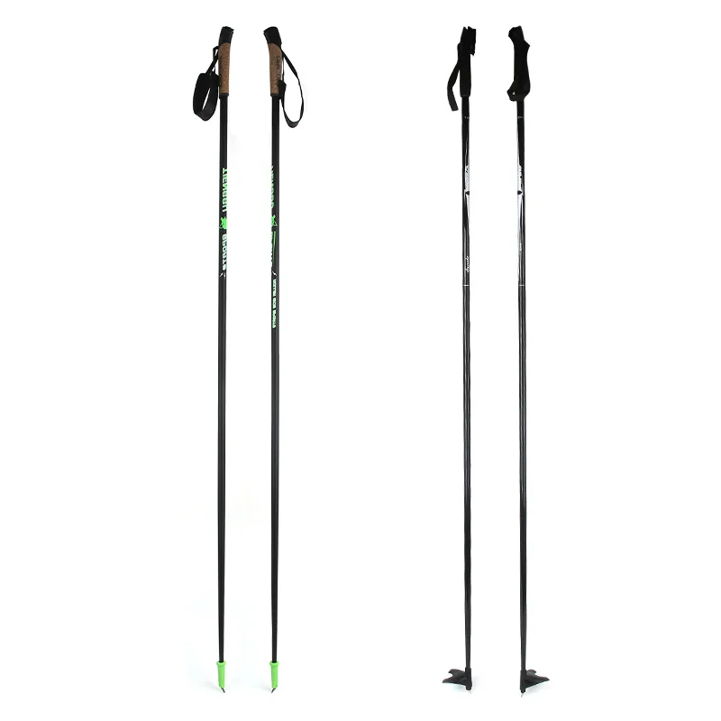 Ski poles of several sizes Adult ski poles Fiber glass rollers Ski poles Slides
