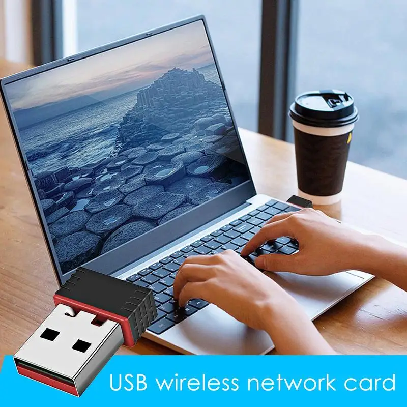 Placa de rede USB sem fio, Dual Band, Receptor para Tablet, PC, Smart TVs, Laptops, Tablets, 2.4G, 150m, 300m, 1200m, 1300m