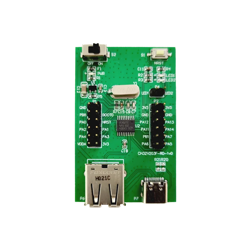 2 buah/lot papan evaluasi CH32V203 kapasitas kecil konsumsi daya rendah