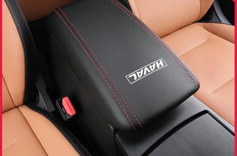 FOR HAVAL JOLOIN 2021 2022 central armrest box cover four seasons interior leather cover protective anti-scratch