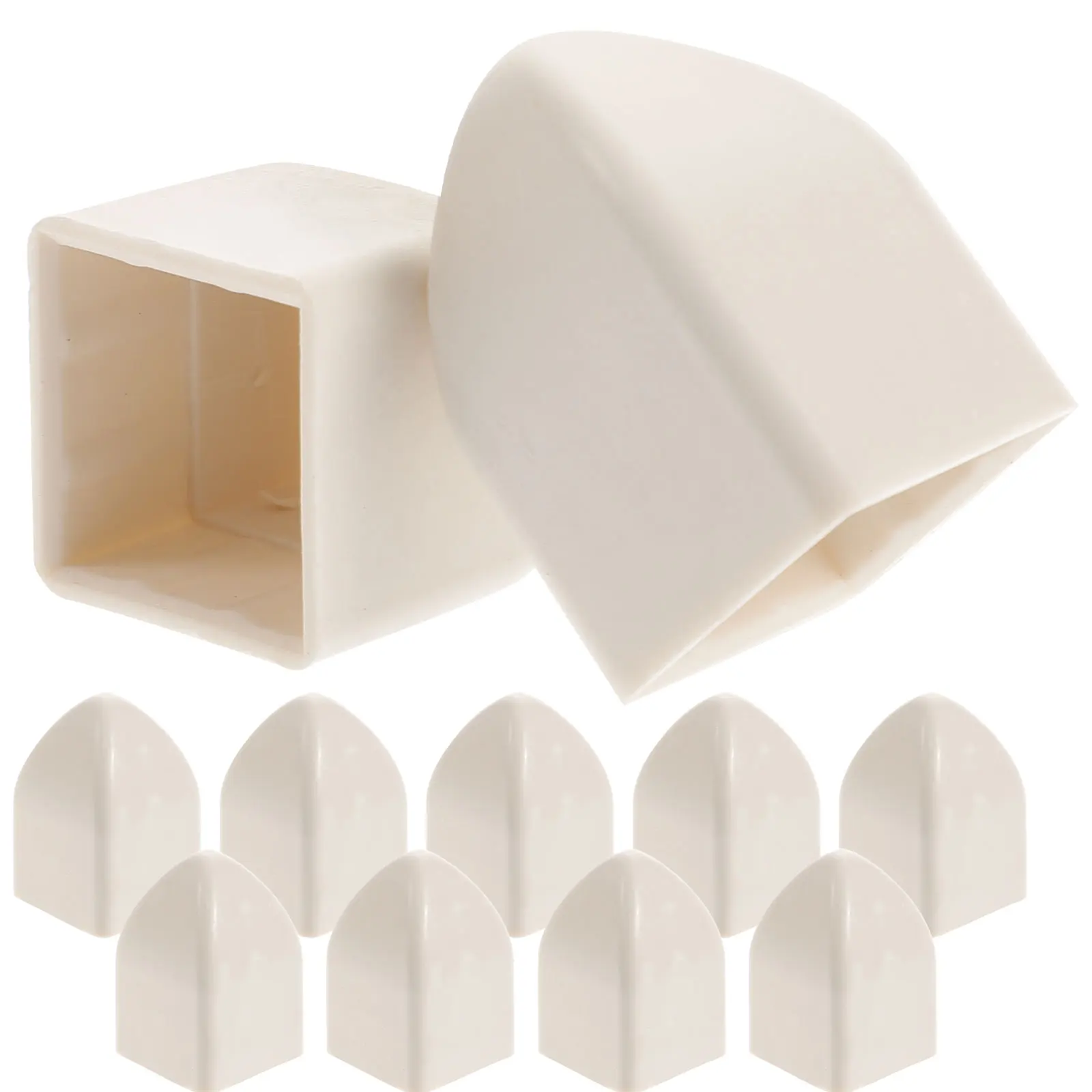 

50pcs Railing Guardrail Protective Caps Plastic Covers Weather Resistant UV Protection Decorative Accessories for Outdoor