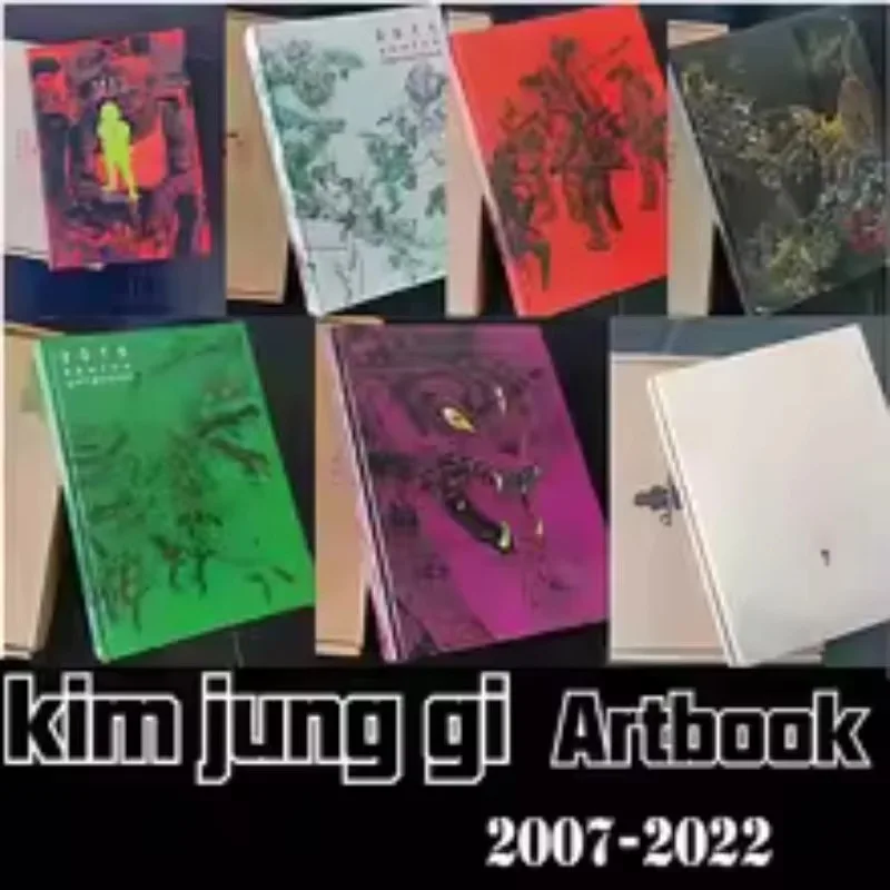 Korean Artist Kim Jung Gi Art Book Original Sketch Collection Manuscript Drawing Copybook Human Figure Perspective Complete Set