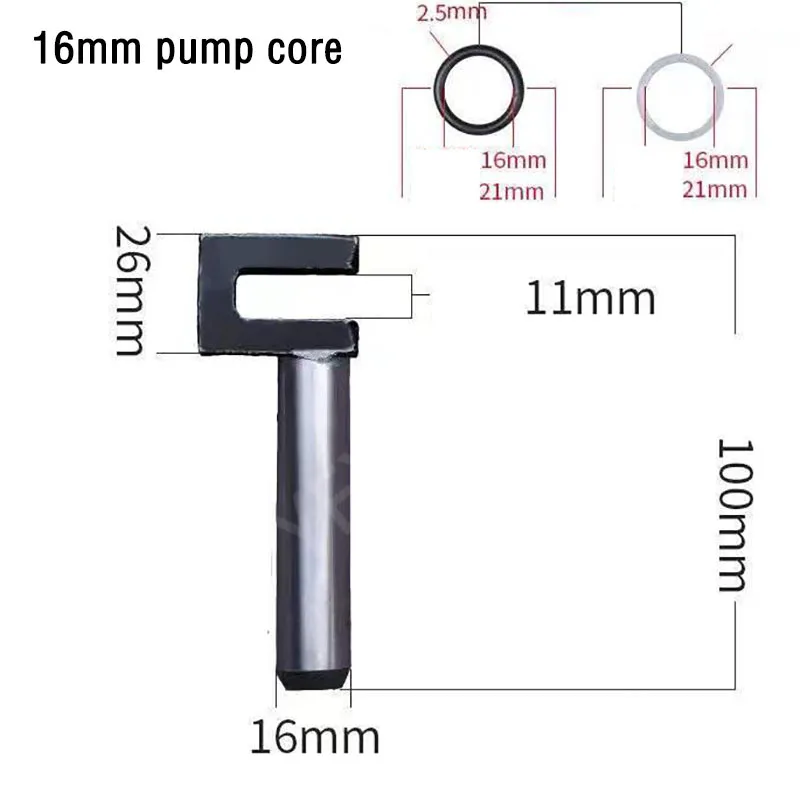 3 Ton Horizontal Hydraulic Jack Accessories 13mm/15mm/16mm Pump Core Repair Kit Oil Seal