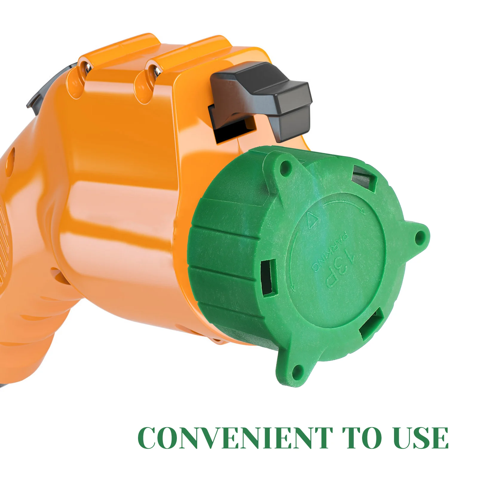 

13P Plug Protection Cap 13 Pin Trailer Connector Cover Green Plastic Socket Alignment Tool Protective Hat For Electrical