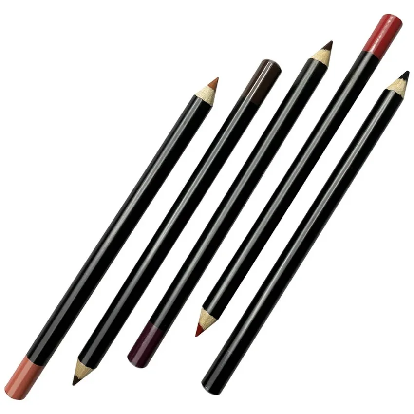 Custom 20 Kleuren Waterdichte Lipliner Langdurige Hoge Gepigmenteerde Gemakkelijk Te Dragen Non-Stick Cup Lipliner Bulk Private Label Make-Up