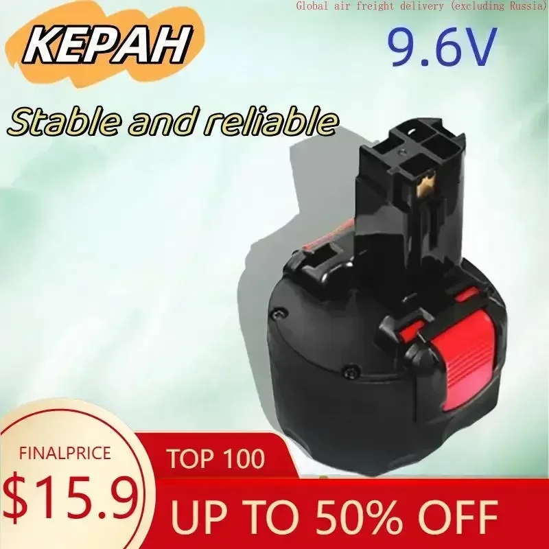 

Replace Bosch 9.6V 4.8Ah-9.8Ah nickel cadmium rechargeable battery PSR 960 bh984 bat 048 bat 119 tool battery for power tools