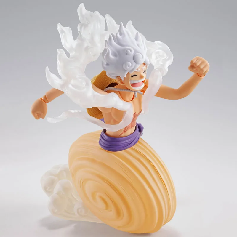 متوفر في المخزون بانداي الصندوق الأصلي S.H.Figuarts القرد D.Luffy-Gear 5 جزيرة المستقبل Egghead SHF عمل نموذج لجسم لعبة هدية للطفل