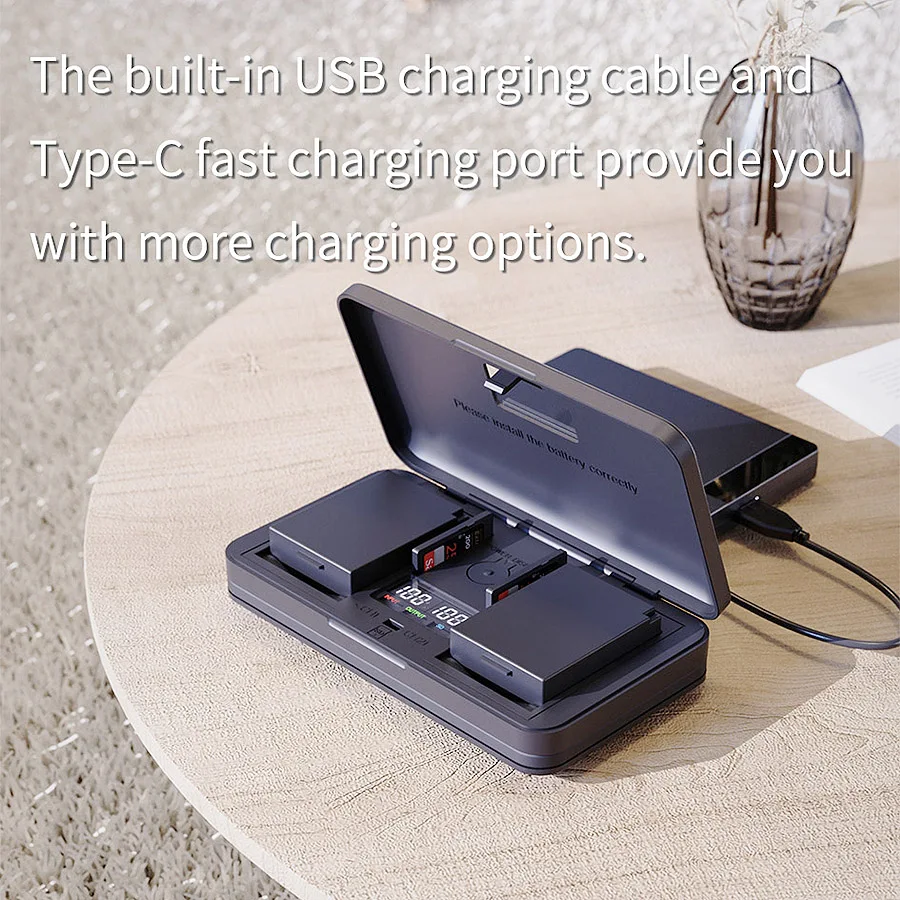 LVXUAN LP-E10 Battery and LCD USB charger for Canon EOS Rebel T3 T5 T6 T7 T100 Kiss X50 X70 X80 X90 1300D 4000D Cameras