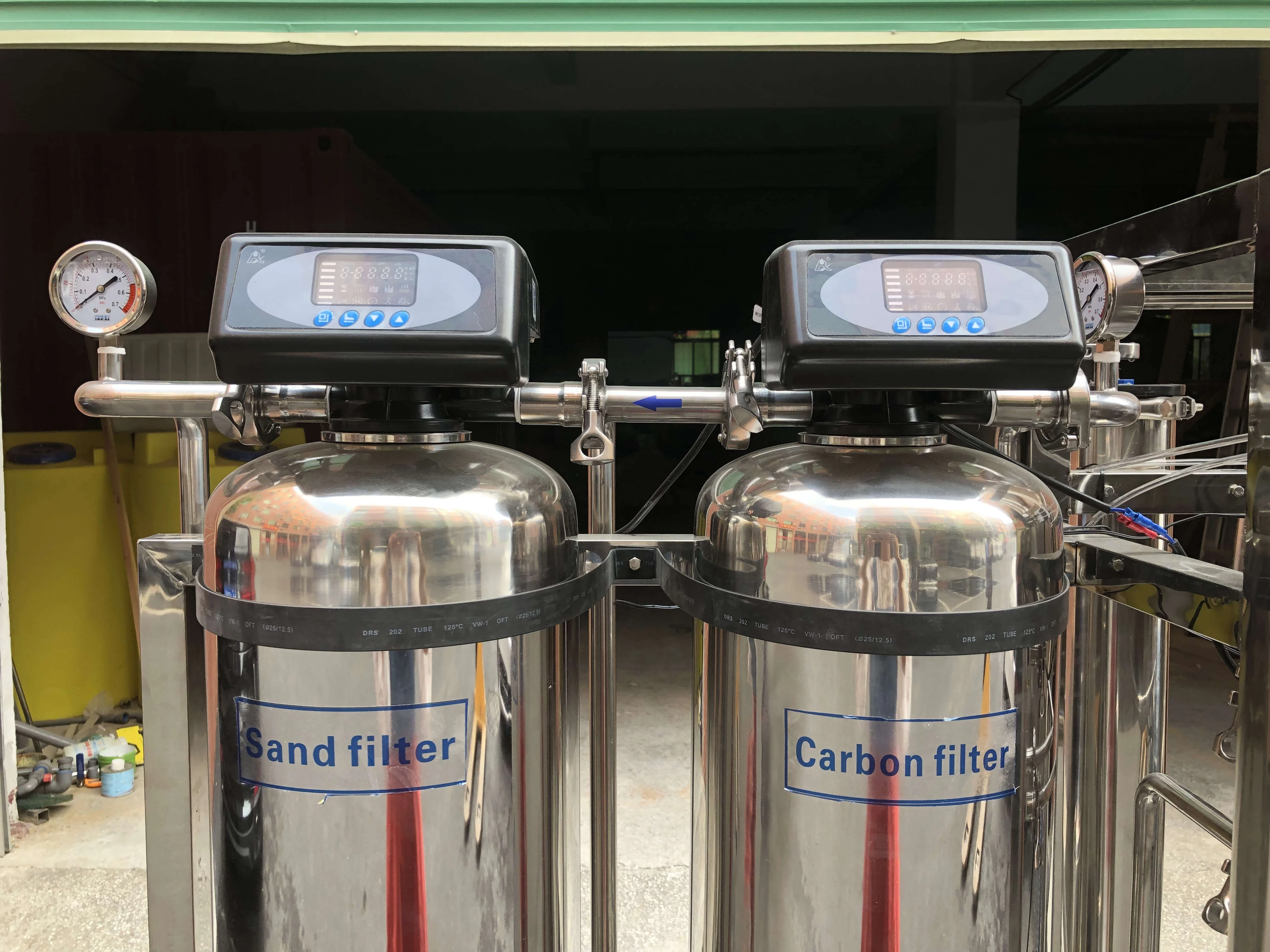 آلة معالجة المياه RO آلة تنقية المياه سعر المصنع 500L / H ربيع المطر الشرب المعدني النقي #6