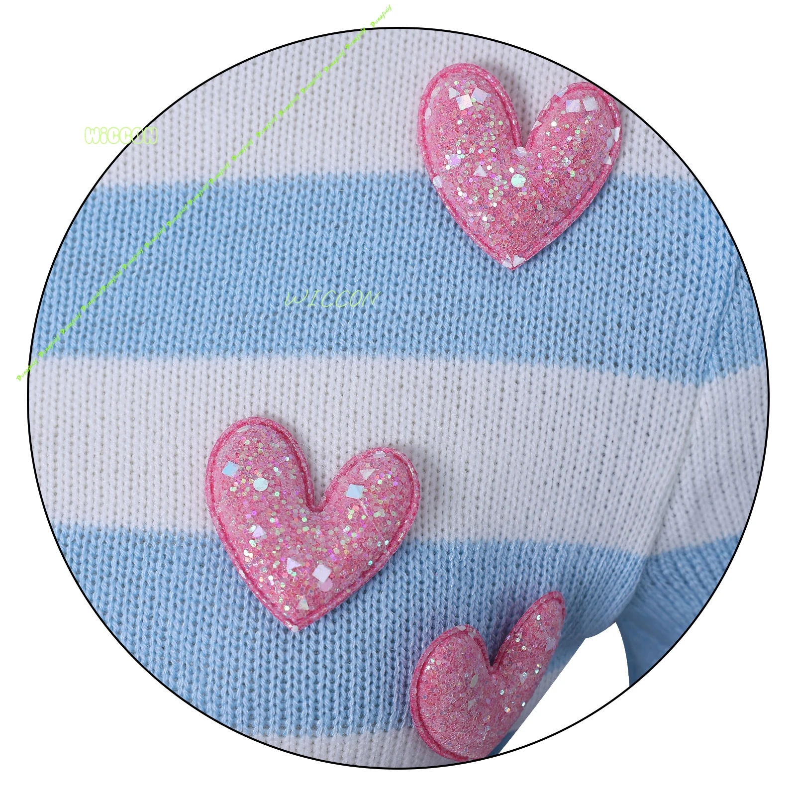 أنيمي بلوم تأثيري فوز كلوب زي جيراي كي بنات ريترو مخطط محبوك القلب جميل تي شيرتات قصيرة الاكمام فستان قصير كوس #5