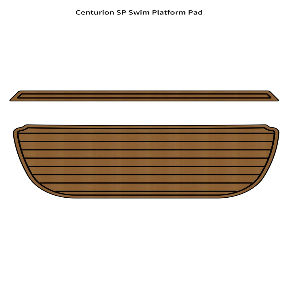 

Centurion SP Swim Platform Step Pad Boat EVA Foam Faux Teak Floor Mat Flooring