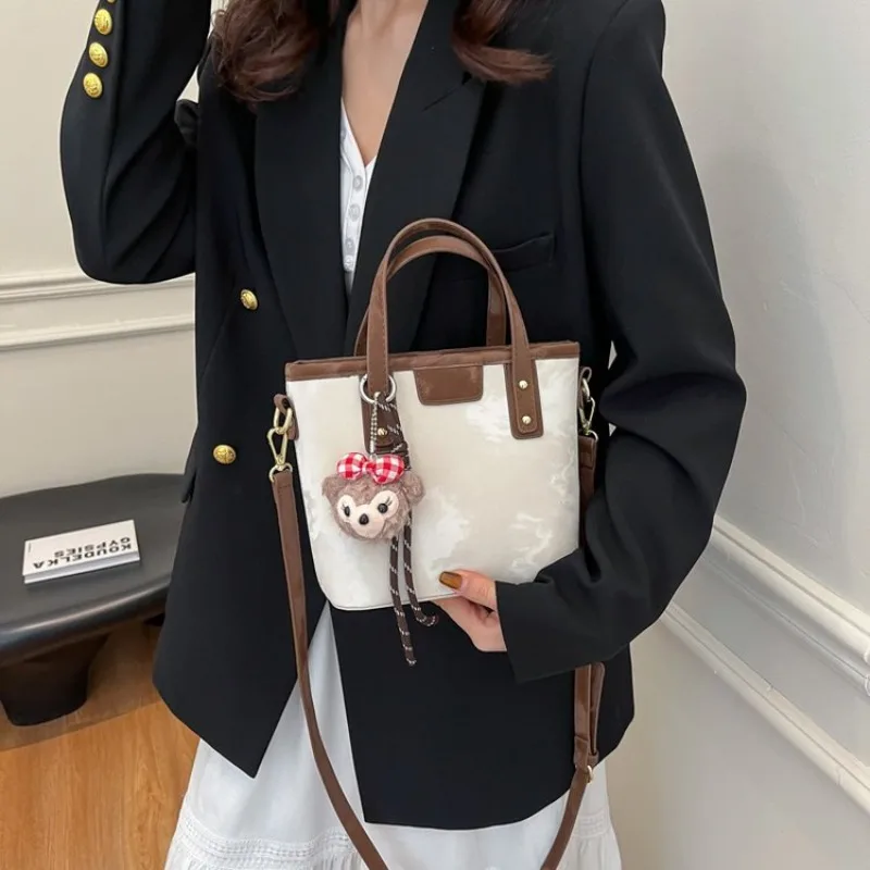 

Retro Shoulder Bag For Women Vintage Maillard Style Crossbody Bag Portable And Adjustable Strap
