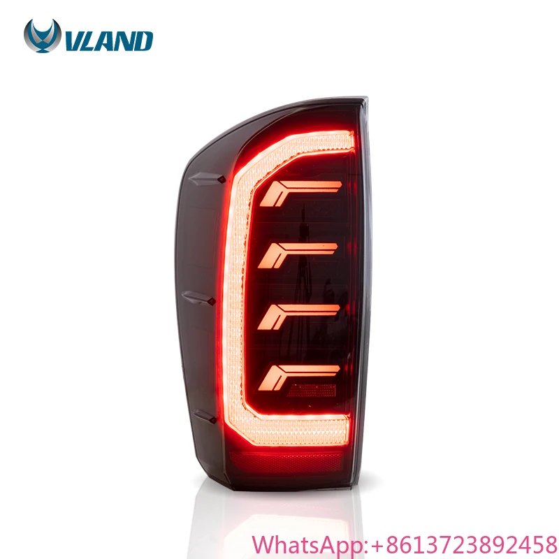 

VLAND Manufacturer Tail Light Animation DRL Turn Signal LED Rear Lights Tail Lamp 2016 2017 2018 2019 2020-21 for Toyota Tacoma