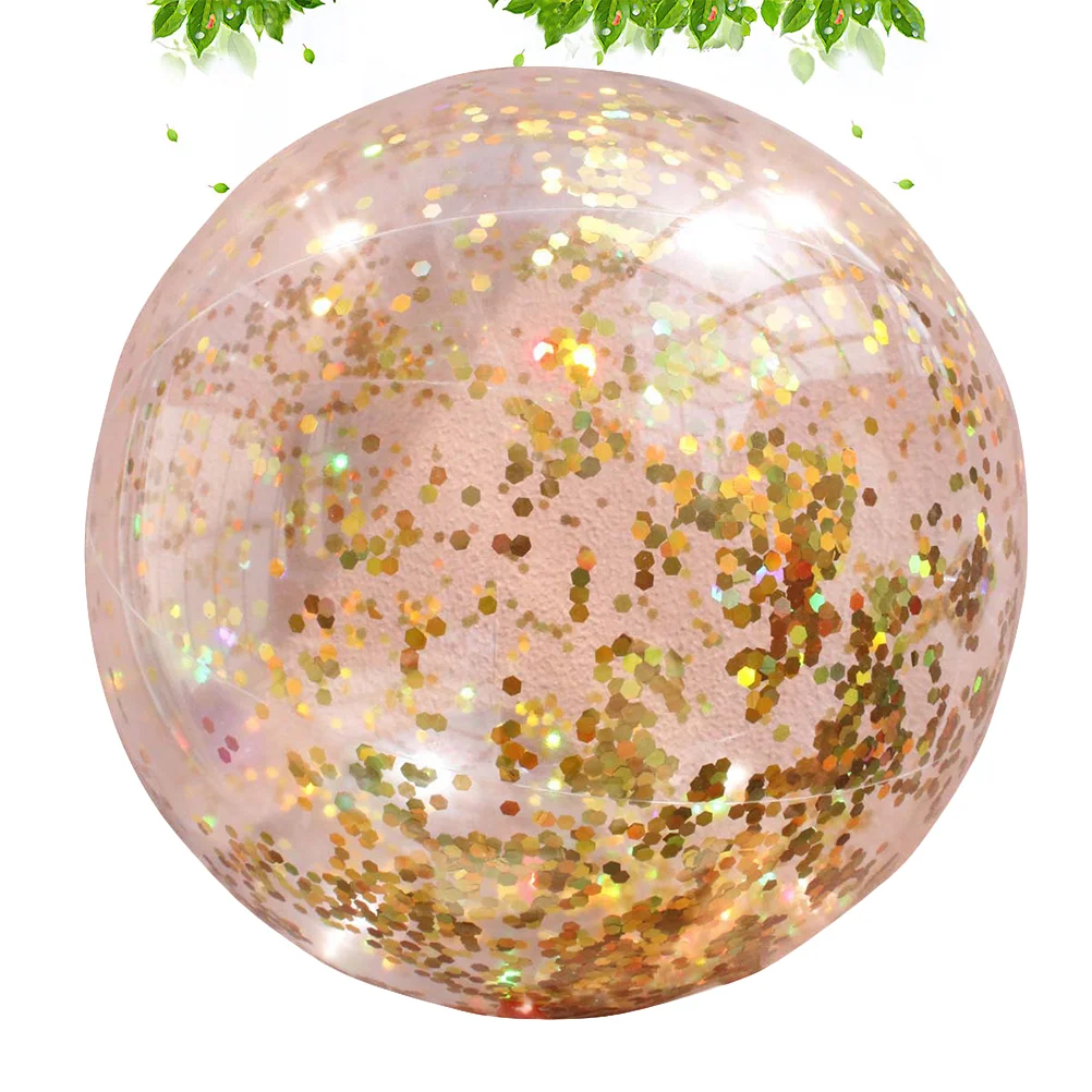 Ball Toy Mini Beach Balls Indoor Balloon Round Transparent Balloons Glitter Outdoor