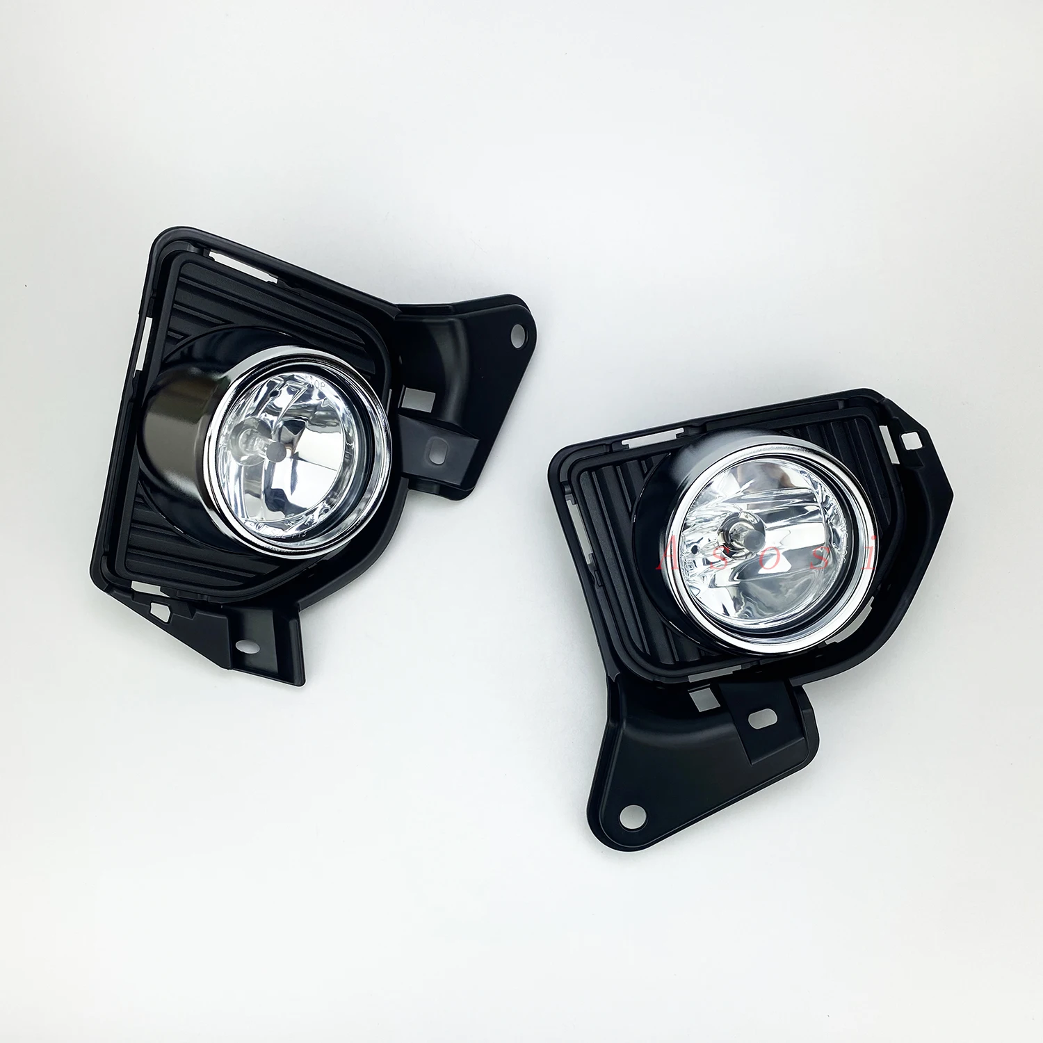 Front Bumper Fog Light Kit For Toyota Hiace 2014 2015 2016 2017 2018 Right+Left Side With Bulb Switch Wire Harness Chrome Bezel