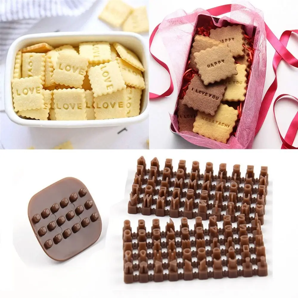 3D Symbol Kitchen Chocolate Baking Tool Sugarcraft Clay Mold Cake Decoration Cake Embossing Mold Biscuit Stamping Mold