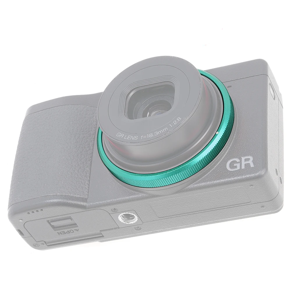 GR3X غطاء حلقة العدسة لريكو GR3IIIX GR3X HDF يستبدل عدسة معدنية عدسة حلقة محول حامي ملحقات الكاميرا