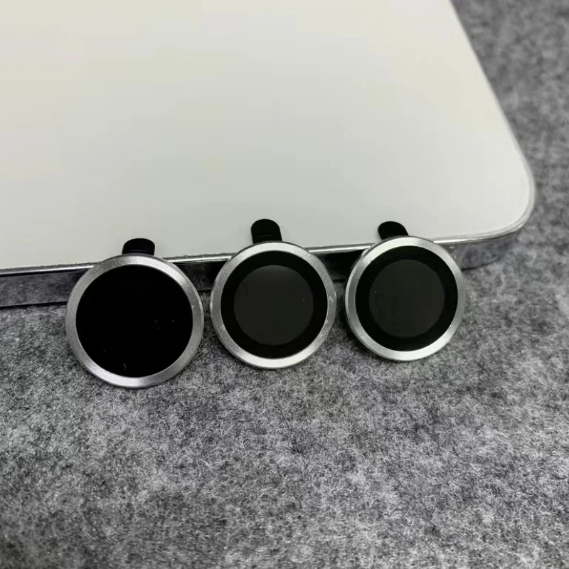 2-3 قطعة فيلم عدسة الكاميرا المعدنية آيفون 17 16Pro ماكس 15 زائد برو ماكس HD عدسة الزجاج المقسى آيفون 12 13 Mini 11Pro ماكس