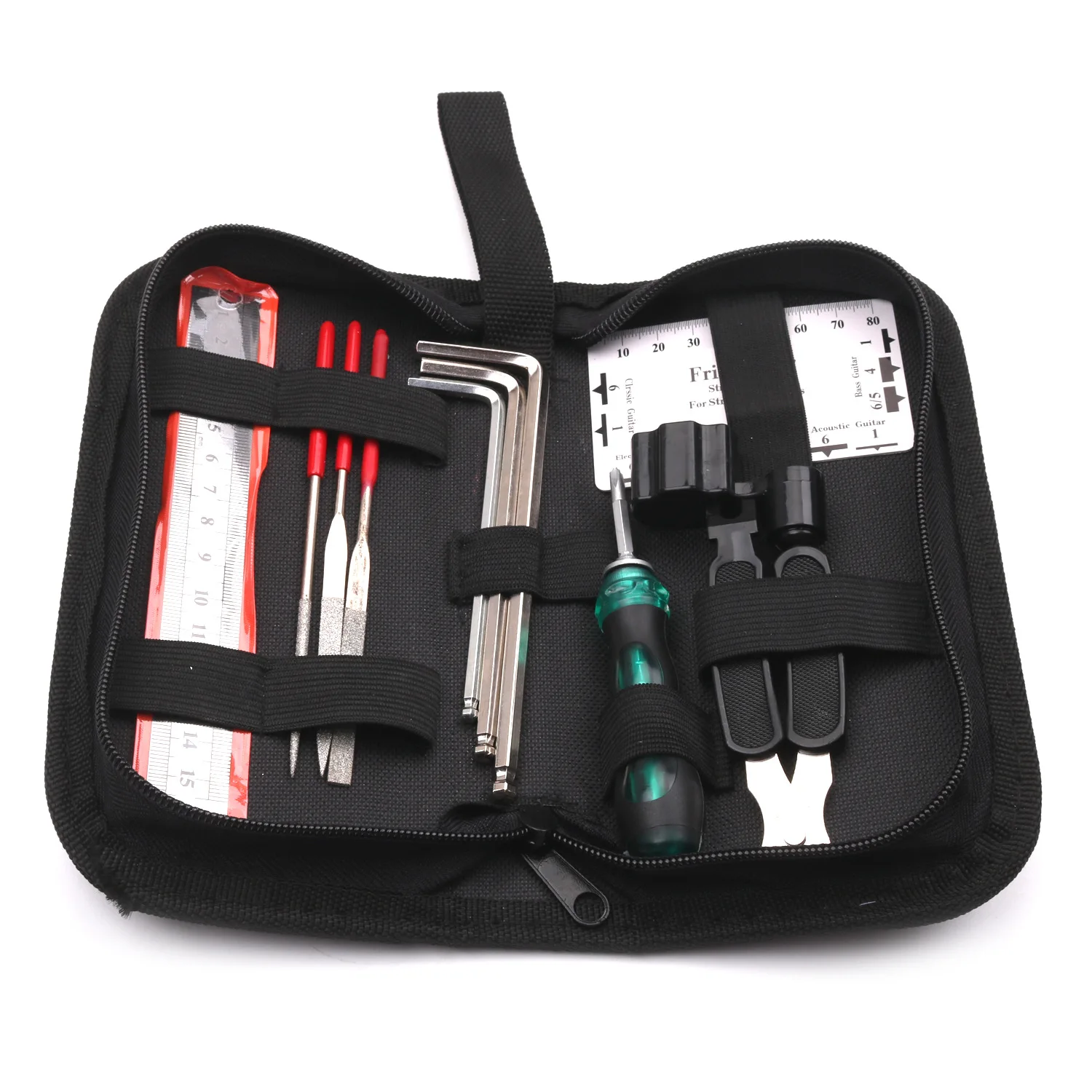 

Измерение гитары, изменение струн, инструменты для полировки и набор инструментов для ремонта и обслуживания гитары