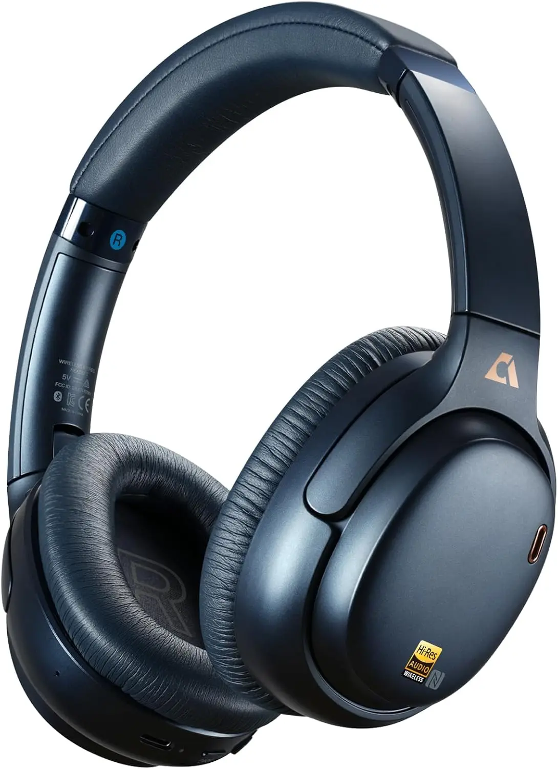 

Hybrid Active Noise Cancelling Bluetooth Headphones with LDAC, aptX Low Latency, 75-Hour Battery, AI Translation & Custom EQ