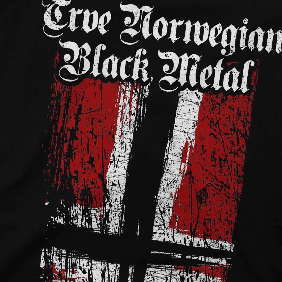 Trve Norwegian Black Metal Men\'s T Shirt Wardruna Casual Tee Shirt Short Sleeve Crewneck T-Shirt Pure Cotton Summer Clothing