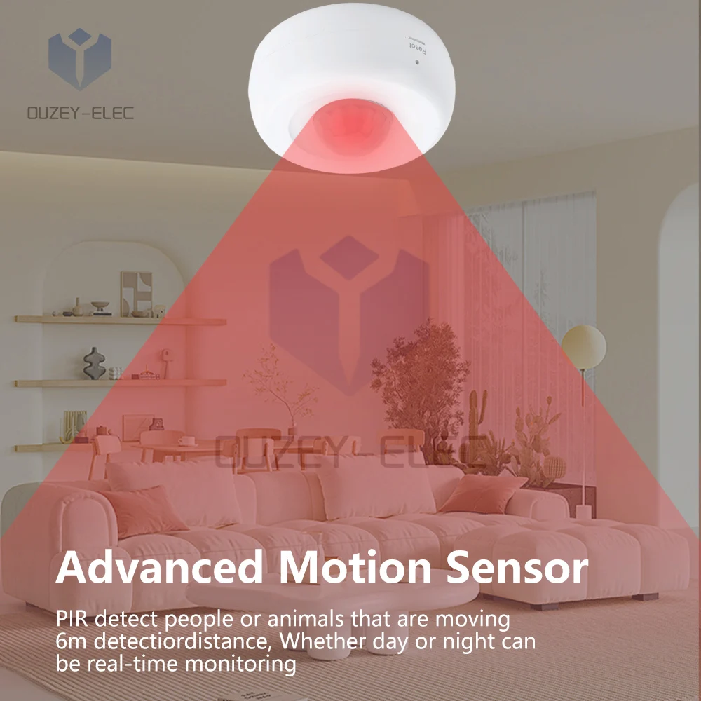 Inteligente PIR Motion Detection Sensor Sensor Infravermelho Humano Detector Infravermelho Segurança Assaltante Alarme Sensor trabalho para Yi Weilian