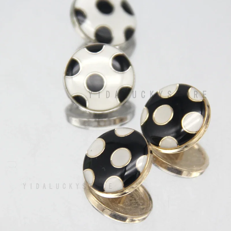 HENGC Cute Round Spot Circle Women Coat Metal Buttons For Clothing Blouse Handmade Decorative DIY Sewing Accessories Wholesale