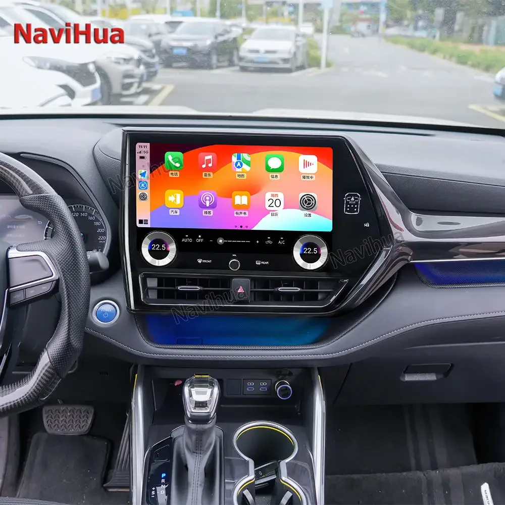 

Новый мультимедийный автомобильный радиоприемник NaviHua для Toyota Highlander 2021, 2023, Android-экран, автомобильный стереоприемник, навигация, головное устройство, монитор