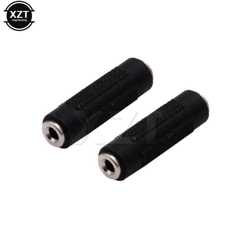 

1pc/2pcs 3.5 mm Female to 3.5mm Female Jack Stereo Coupler Audio Adapter Nickel-plated Extender Connector