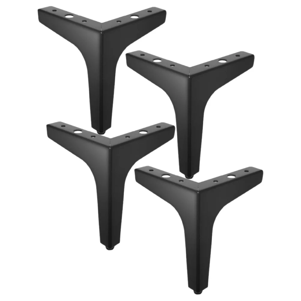 

4Pcs Triangle Furniture Feet Iron Metal Legs for Sofa Dresser Cabinet Stool Replacement Support Fix Dresser Legs