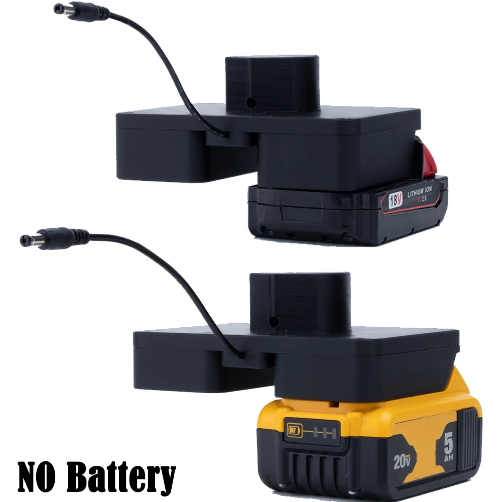 

For Starlink Mini DC Power Cable for Dewalt 20V/60V for Milwaukee 18V M .18V Lithium Battery Adapter(NO Battery )