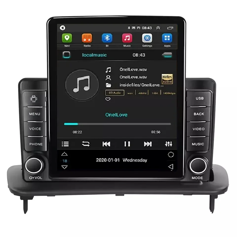 8+128G stereo android For Volvo S40 C30 C70 2004-2012 android car radio car-play+auto key lights dvd player