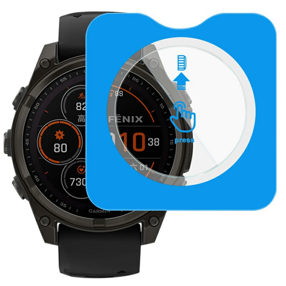 

Защитная пленка из закаленного стекла для Garmin Fenix 8 Solar 47 мм с установочным инструментом