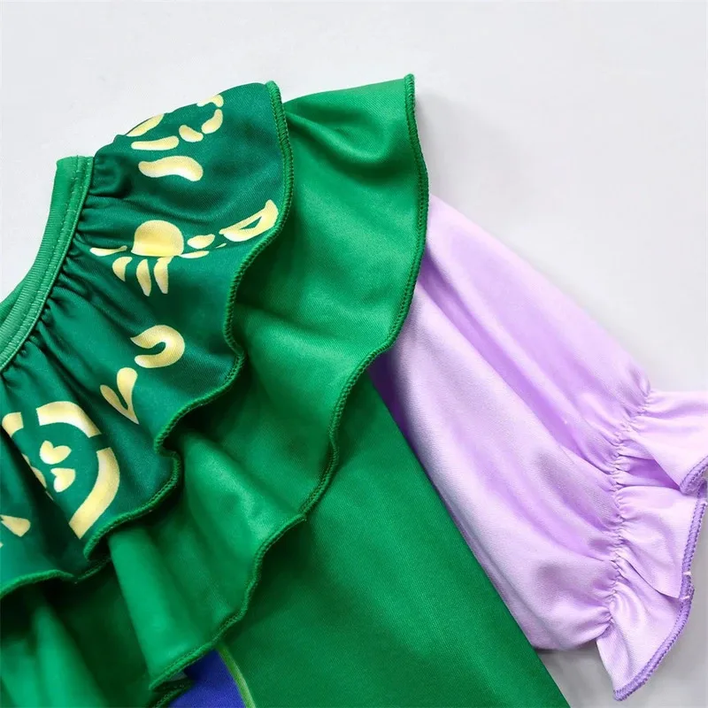 أزياء الهالوين التأثيرية للأطفال Hocus Pocus 2 أزياء الأخوات ساندرسون كرنفال بنات حفلة تنكرية فستان ماري سارة وينيفريد