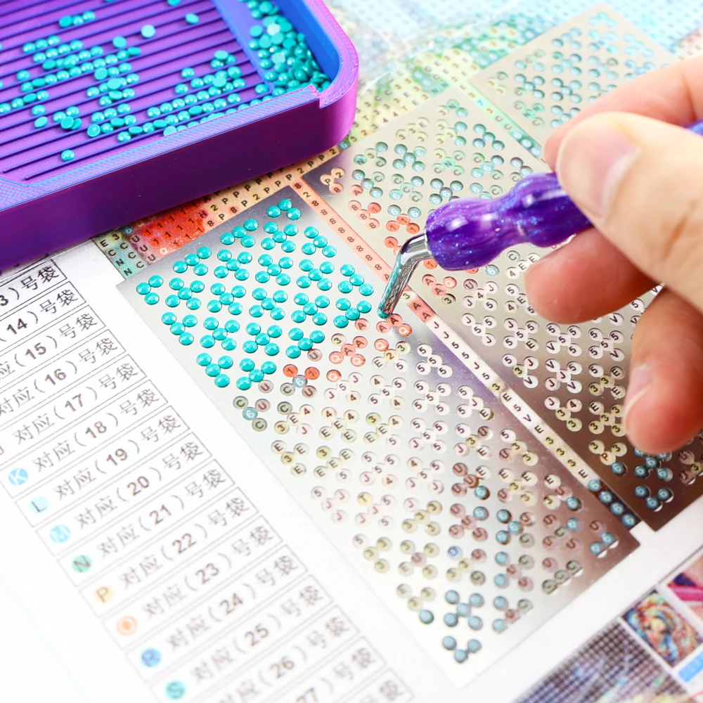 Edelstahl-Lineale für Diamantmalerei – Werkzeuge und Zubehör für Diamantkunst für Anfänger, passend für quadratische/runde Sets für Erwachsene – Detail 8