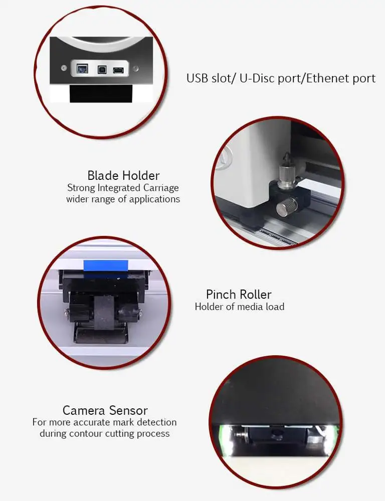 Plotter da Taglio Automatico CY630 da 24'' per Vinile