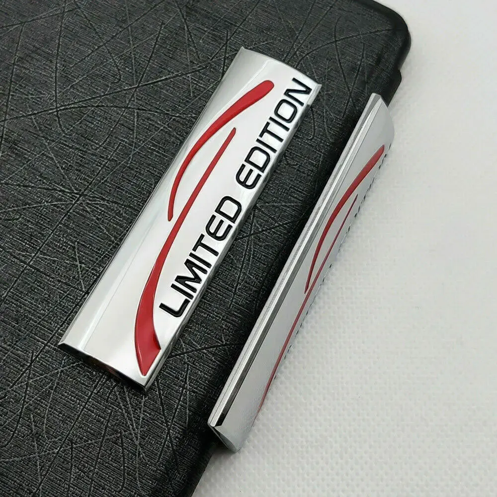 3D Metal Limited Edition Sticker Car Fender Side Rear Trunk Emblem Badge adesivo per auto per etichette per auto accessori