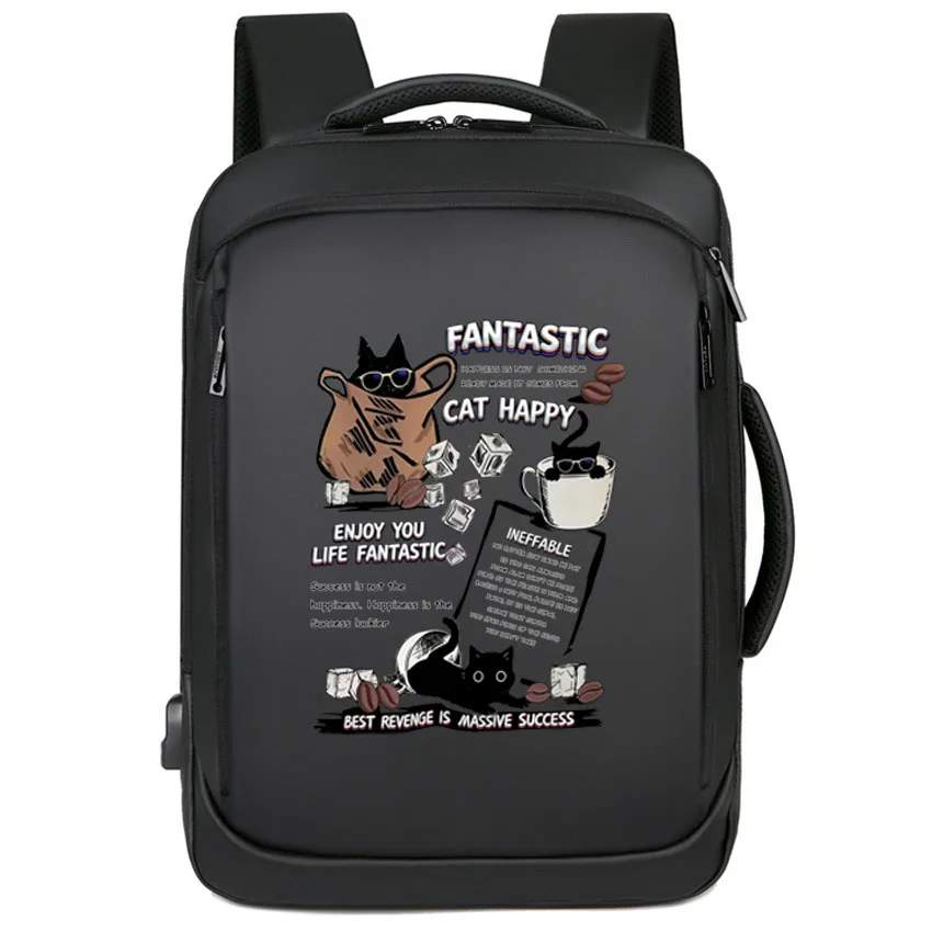 

Водонепроницаемый деловой рюкзак для ноутбука для мальчиков и девочек, крутой мультяшный милый сокровище с пандой и милым принтом, женский и мужской рюкзак унисекс, сумка