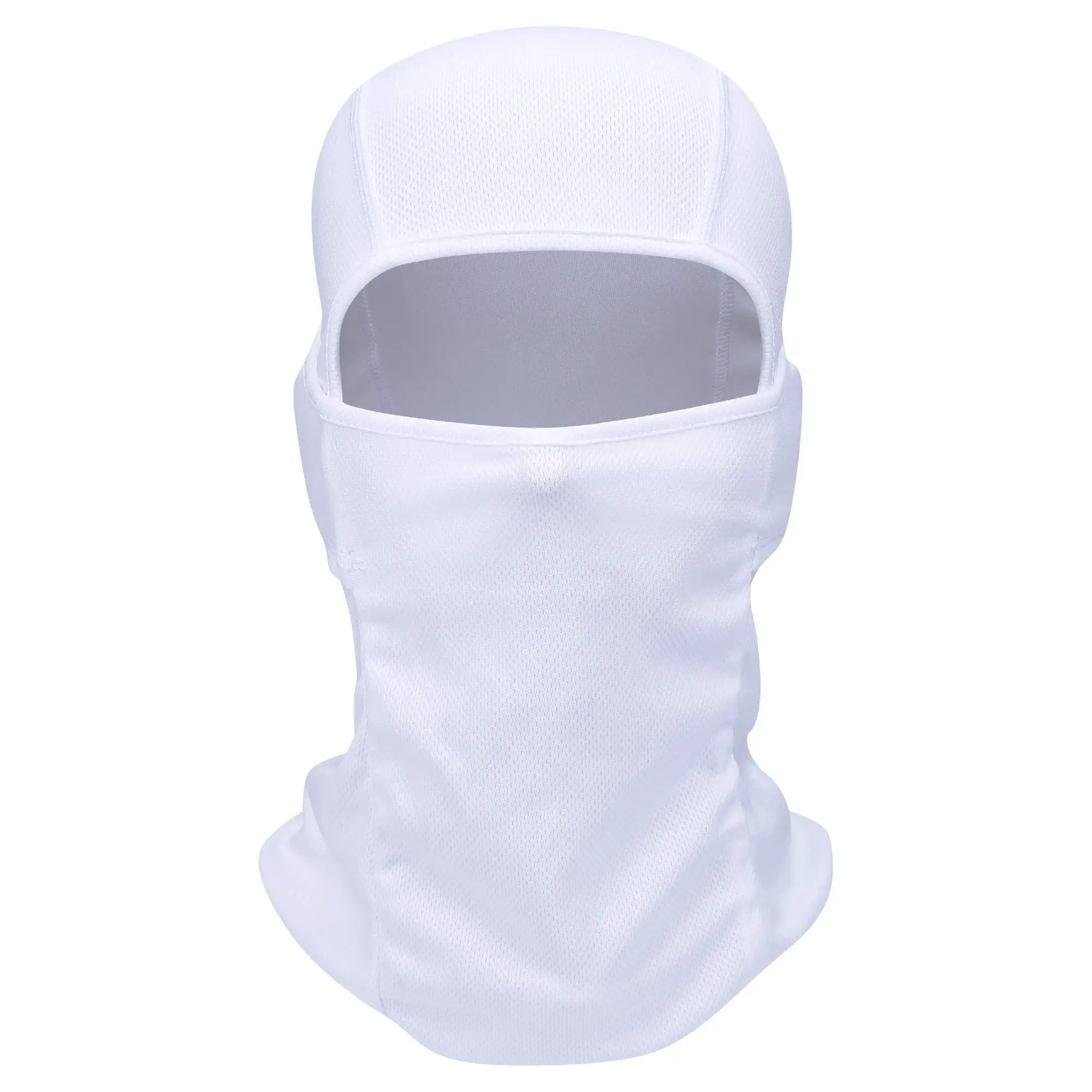 Atmungsaktive UV-Schutz-Ski maske Sommer kühlende Hals manschette, Fahrrad maske, UV-Schutz-Ski schal für Männer/Frauen/Arbeit (weiß)