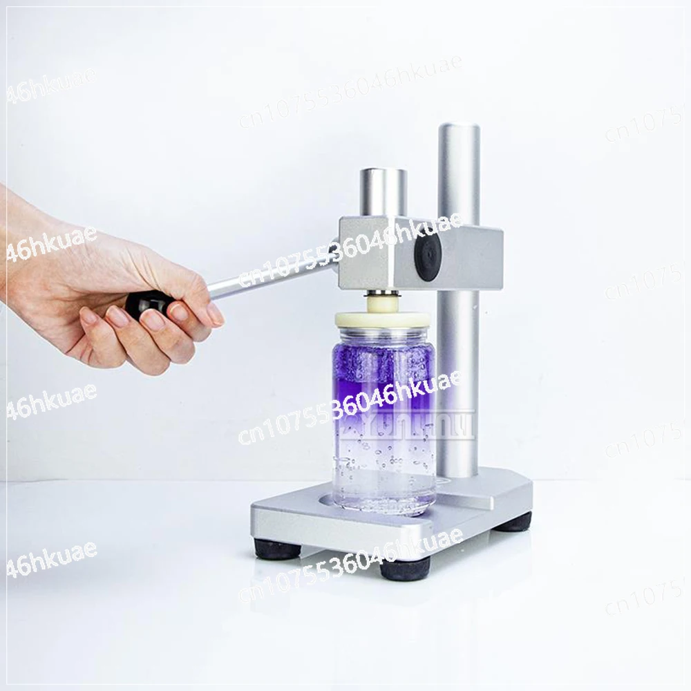 Commercial Can Sealing Machine Manual PET Bottle Sealer Food Beverage Soda Packer with 100pcs Bottle