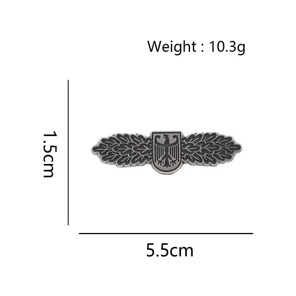 Eagle Badge Vintage Meatl Brooch Military Fans Colletcion Medal Lapel Pin Decoration Craft Gift view 5