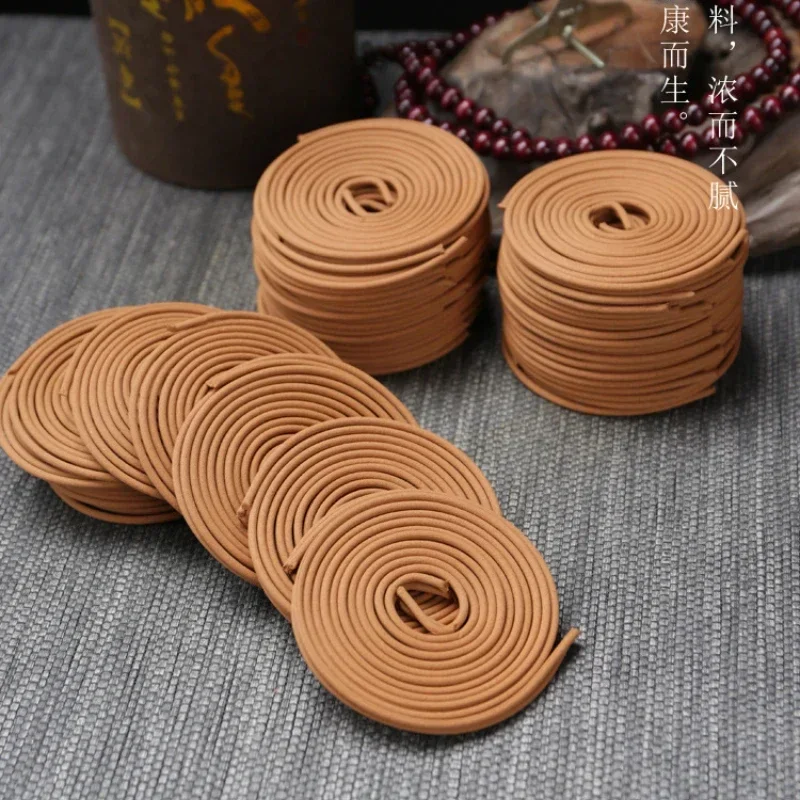 Natural 120 Rings Sandalwood Incense Coil Indoor Household Wormwood Mosquito Repellent Jasmine Toilet Deodorization Incense Coil