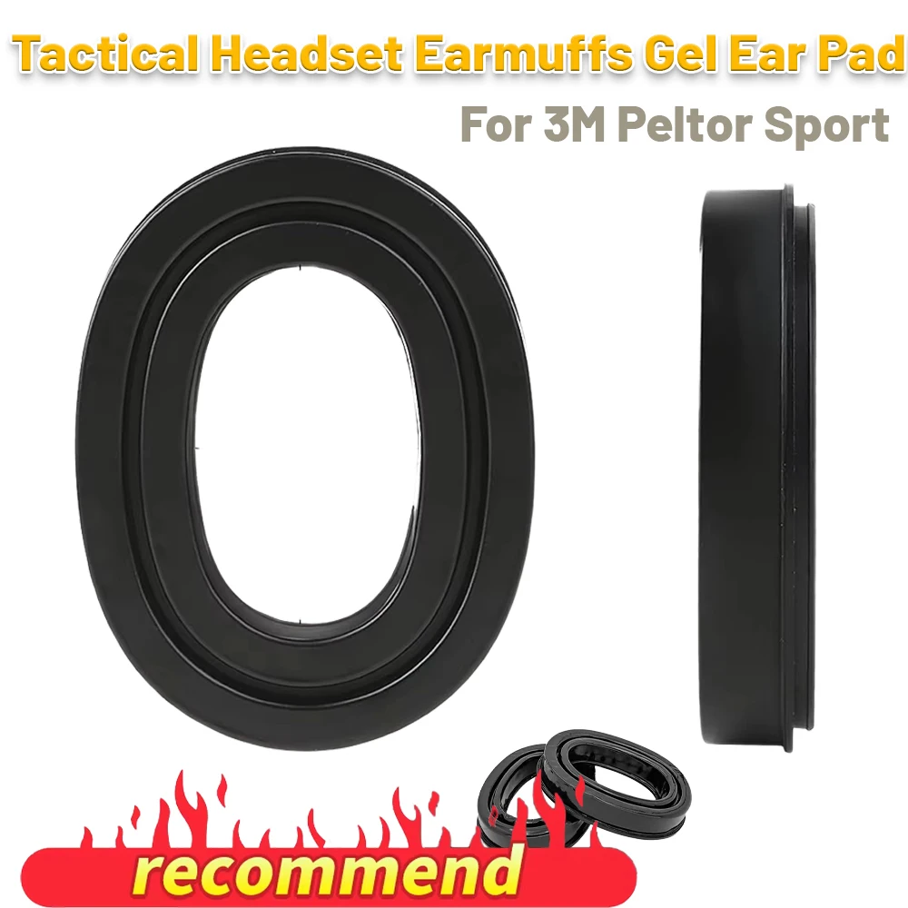 Tactical Headset Earmuffs Gel Ear Pad for 3M Peltor Sport Tactical Hearing Protection Headset Hunting Shooting Headset
